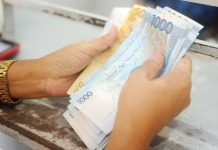 The Philippine peso on Feb. 14, 2025 bounced back to the 57-to-a-dollar level for the first time since December 26, 2024, when it finished at P57.97:$1. GMA NEWS FILE PHOTO