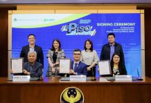BSP and Palawan Group Team Up to Promote Responsible Currency Use with Piso Caravan Under the witness of Bangko Sentral ng Pilipinas top officials, Palawan Group of Companies executives signed the contract to strengthen their support for the BSP Piso Caravan.