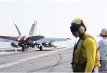 Trump orders air strikes on Islamic State group in Somalia This photo released by the US Africa Command shows a fighter jet on a runway. US AFRICA COMMAND