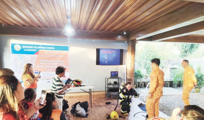 bacolod_fire_prevention_1_resized The Granada Fire Sub-station of the Bureau of Fire Protection in Bacolod City holds a fire safety symposium in Barangay Alangilan on Thursday, Feb. 27, 2025. BFP-BACOLOD CITY PHOTO