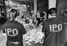 IPOPHL, gov’t offices get help in detecting fake Japanese goods IPOPHL’s IEO joins the Bureau of Customs in destroying counterfeit items in a Bulacan warehouse in July 2021. Estimated at P2 billion, the seized items include brands such as Nike, Adidas, Lacoste, Gucci, Victoria’s Secret, Jo Malone, Clinique and Dior, among others. INTELLECTUAL PROPERTY OFFICE OF THE PHILIPPINES FILE PHOTO