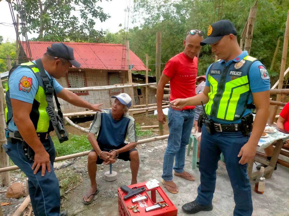 Senior citizen nabbed for illegal firearm