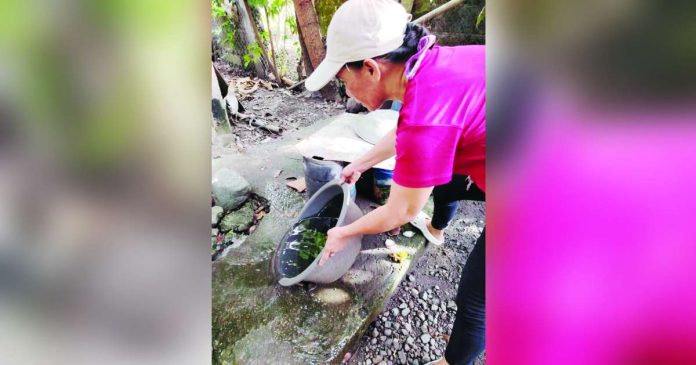 ime 72 percent pic1_superimposed Barangay Health Workers, along with residents of Barangay Casalsagan, Pototan, Iloilo, are seen draining containers with stagnant water as part of the “search and destroy” efforts to eliminate mosquito breeding sites. Barangay Casalsagan is one of many barangays in Iloilo Province actively participating in the “Alas-Kwatro Kontra Dengue Mosquito” campaign. Photo from Pototan Rural Health Unit Birthing Center & Primary Healthcare Facility Facebook Page