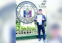 Validity of executive clemency granted to Mabilog challenged Former Iloilo City councilor Plaridel Nava II stands outside the Supreme Court, holding a copy of his petition challenging the executive clemency granted to former mayor Jed Patrick Mabilog.