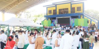 Thirty-one Saraviahanon couples participated in a mass wedding held at the public plaza of E.B. Magalona, Negros Occidental on Feb. 14, 2025.
