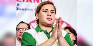 “Ang buong gobyerno ay iniwanan na po ang Office of the Vice President,” Vice President Sara Duterte-Carpio tells overseas Filipino workers in Hong Kong on Sunday. DUTERTE-CARPIO