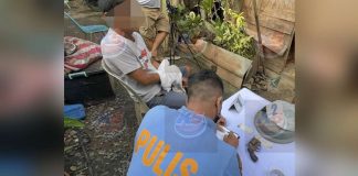 A former barangay tanod yielded a homemade caliber .38 revolver during a raid on Sunday, March 30, 2025, in Barangay Purok 1, Pavia, Iloilo. K5NEWS FM ILOILO NEWS TEAM PHOTO