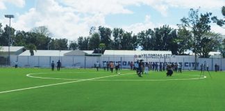 Victorias City in Negros Occidental is one of the hosts of FIFA Futsal Women's World Cup 2025. Photo shows the world-class FIFA standard football field located at Victorias City National High School. VICTORIAS CITY INFORMATION OFFICE