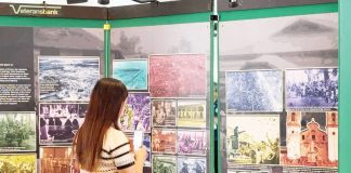 The “War of our Fathers” exhibit at the Iloilo Provincial Capitol lobby pays homage to the heroism of Ilonggo World War 2 veterans. PHOTO BY DHARLYN MAE QUBING, INTERN, UNIVERSITY OF ANTIQUE