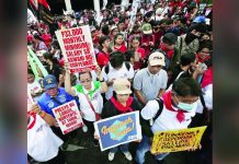 Unemployment rate rises to 4.3% in January Jobless Filipinos in January 2025 reached 2.16 million, or an equivalent to an unemployment rate of 4.3 percent. Photo shows members of the Alliance of Concerned Teachers joins th rally in Manila on Nov. 30, 2024. RICHARD A. REYES/INQUIRER PHOTO