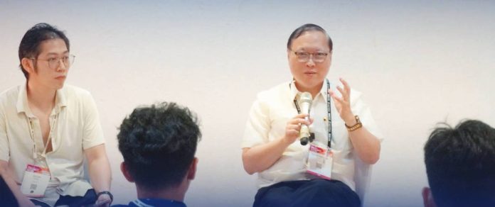 sokor-game-dev Department of Information and Communications Technology Secretary Ivan John Uy (right) joined a roundtable discussion as a resource person at the GameDev Summit 2025 on February 6, 2025, at Seawind Boracay in Aklan. IIDB-DICT REGION 6 PHOTO