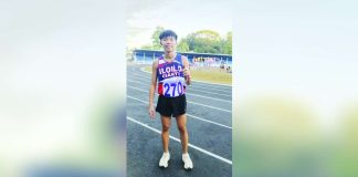 Welmer Jeck Labrador of Dumangas, Iloilo ruled the secondary boys 5,000-meter run in the ongoing 2025 WVRAA Meet at the Binirayan Sports Complex in San Jose de Buenavista, Antique.