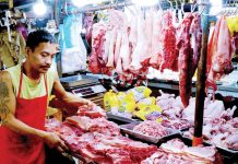 Food prices show varied movements in mid-February A butcher arranges various pork cuts at a stall inside the Kamuning Market, Quezon City. The Department of Agriculture is set to implement a maximum suggested retail price for pork this March as prices remain high. PNA PHOTO BY BEN BRIONES