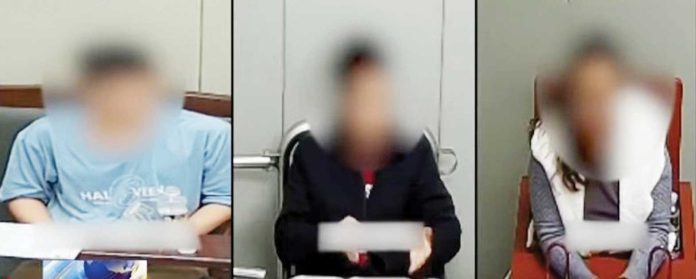 DFA-1 China has released a video footage said to show three detained Filipinos accused of espionage. Chinese authorities arrested the three and accused them of working for a Philippine intelligence agency to gather classified information on its military, state broadcaster CCTV reported.