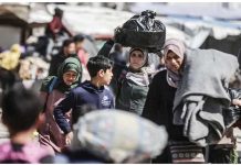 Red Cross: Gaza ‘hell on earth’ as Israeli assault continues Palestinians are forced to leave Shujaiyye neighborhood east of Gaza City. More than 1,500 people are reported killed and nearly 400,000 displaced since Israel resumed fighting last month. GETTY IMAGES