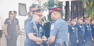 The Police Regional Office-Negros Island Region has a new leader with the appointment of Police Brigadier General Arnold Thomas (left) as its officer-in-charge. NOCPPO PIO PHOTO