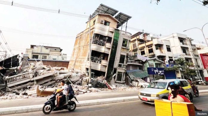 OCD_1_resized Buildings have collapsed in Mandalay, Myanmar’s second-largest city, when a magnitude 7.7 earthquake shoot it on March 28, 2025.