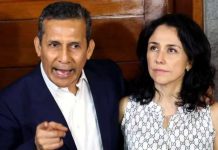 Peru ex-president, first lady sentenced to 15 years in prison Peru’s former president Ollanta Humala and his wife Nadine Heredia have been found guilty of money laundering. GETTY IMAGES
