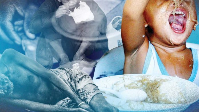 A survey conducted from March 15 to March 20, 2025 showed 27.2 percent of Filipino families, or about 7.5 million households, faced involuntary hunger. This is the highest recorded instance since the COVID-19 pandemic in September 2020 when it was at 30.7 percent. Composite image: Jerome Cristobal/Inquirer file and stock photos