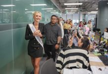 BingoPlus welcomes Miss Universe 2024 Victoria Kjær Theilvigto an exclusive office tour Miss Universe 2024 Victoria Kjær Theilvig touring at the BingoPlus’ headquarters.