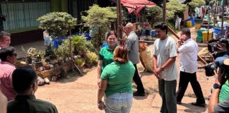 Vice President Sara Duterte visited Mt. Kanlaon evacuees in La Castellana National High School, in La Castellana, Negros Occidental on Wednesday, April 23, 2025. Photo courtesy of Mae Singuay.