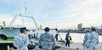 The Philippine Coast Guard’s heightened alert in Western Visayas, which began on April 13 and runs through April 20, is part of the national “Oplan Ligtas Byahe: Semana Santa 2025” initiative aimed at ensuring passenger safety as thousands flock to their home provinces. Photo shows Coast Guard Station (CGS) Iloilo Commander Captain Julian Bayawa Jr. leading an inspection. Photos from Coast Guard Station Iloilo Facebook