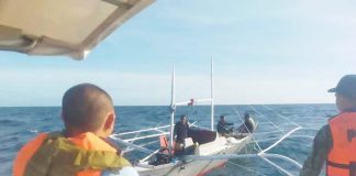 The Iloilo Provincial Bantay Dagat Task Force intercepts this boat for dynamite fishing in Sitio Baliguian, Mangalabang, Concepcion, Iloilo. Dynamite fishing, a destructive method that uses explosives to kill large numbers of fish, has been identified as a leading cause of coral reef degradation and the destruction of coastal resources. PHOTOS FROM BALITA HALIN SA KAPITOLYO