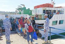 Nearly half a million Holy Week passengers travel through WV ports amid heightened PCG alert Passengers disembark from a vessel under the watch of Philippine Coast Guard personnel at a port in Antique Province during the Holy Week exodus. Nearly half a million travelers passed through Western Visayas ports during the Semana Santa rush, prompting heightened security and assistance operations across the region. PHOTOS COURTESY OF COAST GUARD DISTRICT WESTERN VISAYAS