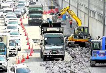 Gov’t infra spending surged 23.1% as of Feb 2025 Government spending on public infrastructure projects rose in the first two months of the year, although a slowdown is expected from March due to the elections. NIÑO JESUS ORBETA/INQUIRER FILE PHOTO