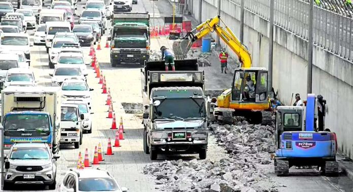 infra_spending_resized Government spending on public infrastructure projects rose in the first two months of the year, although a slowdown is expected from March due to the elections. NIÑO JESUS ORBETA/INQUIRER FILE PHOTO
