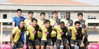 Defending champion Kaya Futbol Club-Iloilo managed to hold on to a draw despite being decimated to 10 players. Photo courtesy of Kaya Iloilo