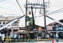 NGCP facility upgrade boosts capacity for MORE Power, fueling Iloilo City’s growth Linemen and engineers of the National Grid Corporation of the Philippines (NGCP) and MORE Electric and Power Corporation are seen in this photo during the swinging of Baldoza feeder using bypass line to facilitate load transfer to the newly commissioned 100MVA transformer at NGCP’s Iloilo city substation.