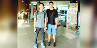 Paul Barcelona and Alfredo Ysulan Jr. PHOTO COURTESY OF PETE BARCELONA