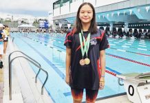 Swimmer Coraline Montalbo was recently included to the national training pool under the supervision of the Philippine Finswimming Federation Inc. CONTRIBUTED PHOTO