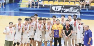 Members of University of Santo Tomas Tiger Cubs’ team. PHOTO COURTESY OF JARVIS CO