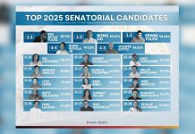 Three-way statistical tie for first place in the latest Tangere 2025 Senatorial Preferential Survey