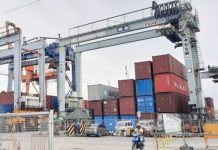 Shipping containers are seen at the Port of Cebu in this undated photo. An official of EastWest Banking Corp. said Thursday, April 24, 2025, that the spike in US tariff rates causes market uncertainties but plays a factor in another rate cut by the Bangko Sentral ng Pilipinas. PNA FILE PHOTO
