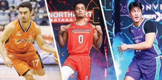 Ilonggos Juan Paolo Taha and Anjo Caram and Aklanon Keith Zaldivar are among the 14 Western Visayas-based players lined up for the 2025 PBA Philippine Cup. PHOTO COURTESY OF PBA RUSH/CIGNAL TV