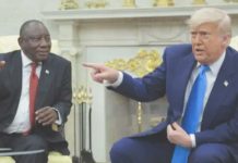 Untied States President Donald Trump tells South African counterpart Cyril Ramaphosa that white farmers in the latter’s country were being killed and “persecuted”. BBC