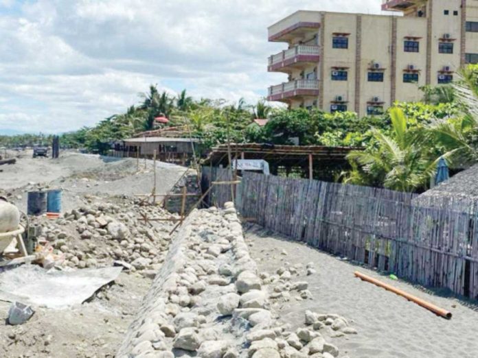 The ongoing construction of an esplanade or road in Barangay Funda-Dalipe, San Jose, Antique is under scrutiny. According to Amlig Antique Alliance, preliminary findings reveal risks to critical habitats, thereby warranting immediate intervention. PHOTO COURTESY OF AMLIG ANTIQUE ALLIANCE