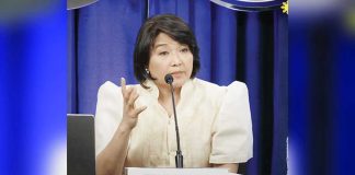 Undersecretary Claire Castro fields questions during a press conference. RTVM/FACEBOOK