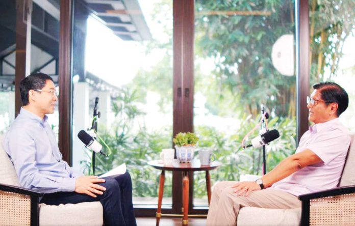 Filipinos-1 During the maiden episode of the BBM Podcast on Monday, President Ferdinand “Bongbong” Marcos Jr. was asked by veteran broadcaster Anthony Taberna whether he still wished to mend ties with the Dutertes, as Vice President Sara Duterte was his running mate in the presidential and vice presidential elections in 2022. PCO