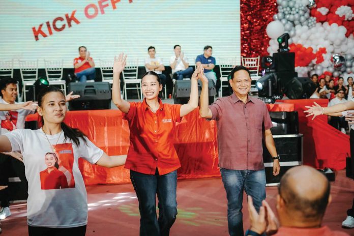 Lee-ann-&-Gov Mayor Nathalie Ann “Lee Ann” Debuque's victory in Iloilo province’s vice gubernatorial race marks a big win for Gov. Arthur “Toto” Defensor Jr., who handpicked the former as his running mate. Lee Ann Debuque/FB Photo