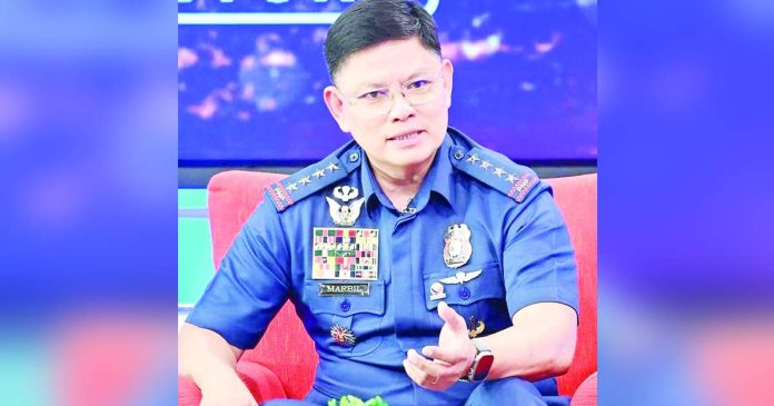 PNP 1_superimposed Philippine National Police chief Gen. Rommel Francisco Marbil wants to expedite the processes to finish cases against policemen for alleged misconduct within 60 to 90 days. INQUIRER file photo / GRIG C. MONTEGRANDE