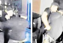Blurry images grabbed from a video show a man, purportedly Davao City’s Cong. Paolo “Pulong” Duterte and seemingly wielding a knife, assaulting another, already submissive man at Barrio Obrero bar in the lawmaker’s home city. The video also showed several people witnessing the incident but doing nothing to stop the aggressor.