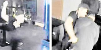 Blurry images grabbed from a video show a man, purportedly Davao City’s Cong. Paolo “Pulong” Duterte and seemingly wielding a knife, assaulting another, already submissive man at Barrio Obrero bar in the lawmaker’s home city. The video also showed several people witnessing the incident but doing nothing to stop the aggressor.