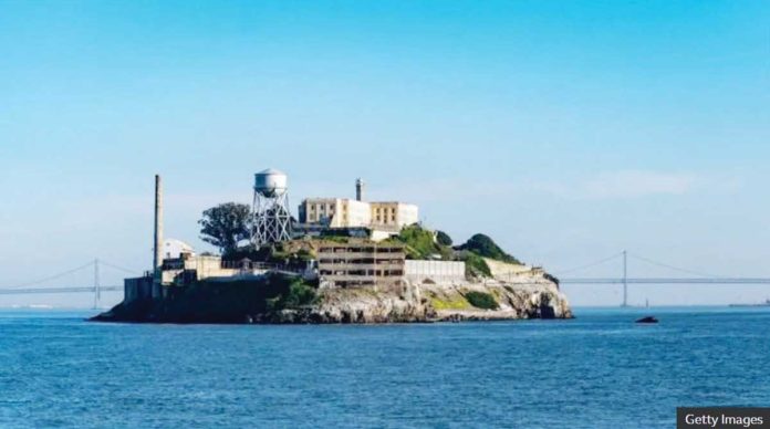 Alcatraz is a former prison on an island near San Francisco's Golden Gate Bridge. BBC