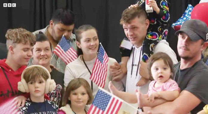 US_1_resized A group of 59 white South Africans has arrived in the US, where they are to be granted refugee status. BBC