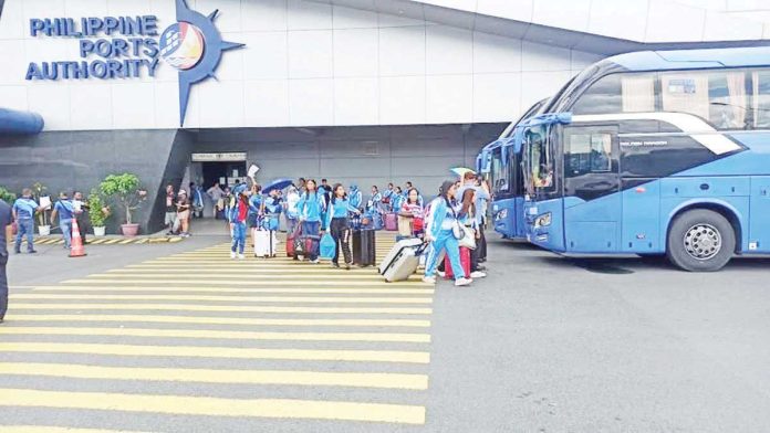 WV_Palaro_athletes_resized Western Visayas delegates arrive at Northport in Manila on Sunday, May 18, 2025. DEPED REION 6 PHOTO