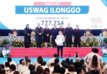 The Commission on Elections (Comelec) proclaims Uswag Ilonggo represented by Cong. Jojo Ang as one of the winning party-lists in the May 12, 2025 midterm elections, on Monday, May 19, 2025.